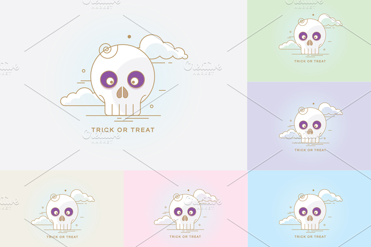 Adorable Halloween characters, an Outline Icon by Polar Vectors (Photo 4 of 11)