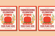 Thanksgiving Flyer Set, a Flyer Template by Patria Ari (P4tcreativa) (Thumbnail 4 of 4)