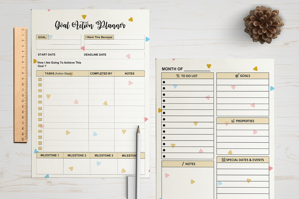 Goal Vision Board, Dream Planner, a Templates & Theme by Wow Designs (Photo 4 of 9)