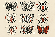 Crystalline Insects, an Animal Illustration by Curve Design (Thumbnail 2 of 9)