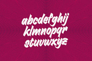 Boomba - Bold Brush Script Font, a Blackletter Font by Ridha-38.lineart (Thumbnail 4 of 15)