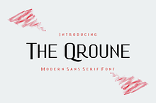 The Qroune  - Font