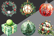 Christmas Sport Balls Sublimation, an Illustration by Black Bird Studio (Thumbnail 2 of 6)