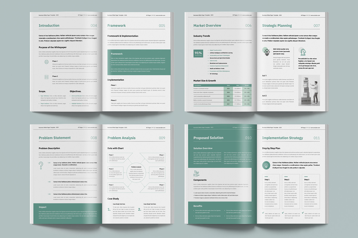 White Paper Bundle, a Brochure Template by Orcshape Studio (Photo 9 of 29)