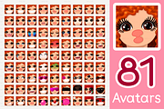 vector BIG avatars SET, a Templates & Theme by WINDmade (Thumbnail 18 of 40)