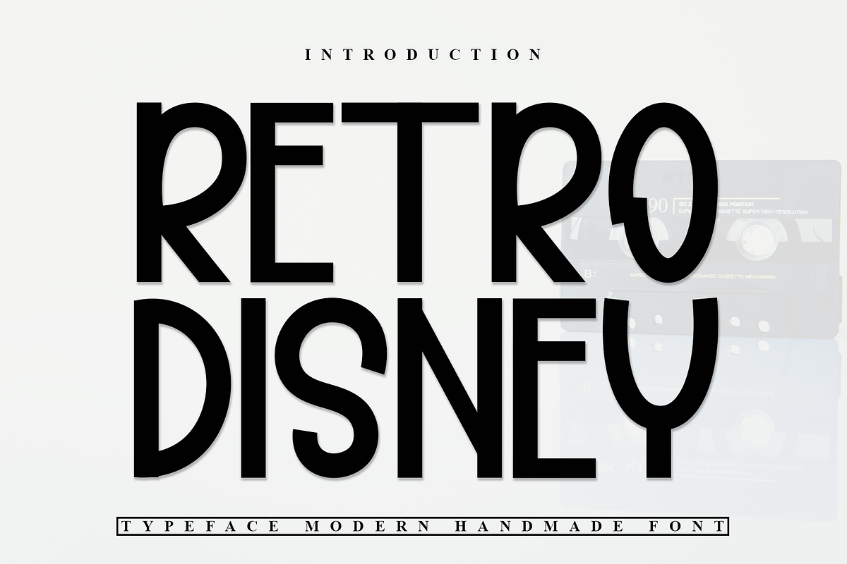 Retro Disney, a Sans Serif Font by InermediaSTUDIO (Photo 1 of 7)