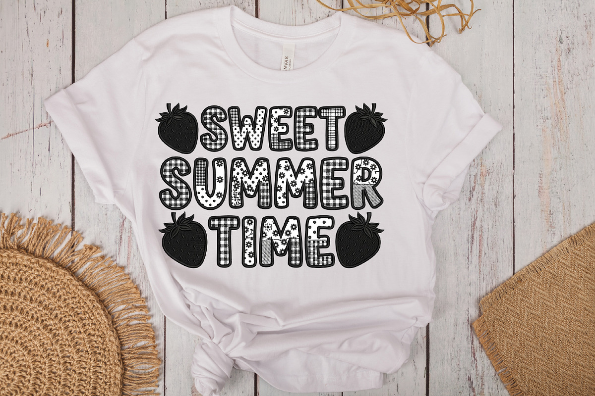 Sweet Summer Time Strawberry PNG, an Illustration by CraftArtStudio (Photo 3 of 4)