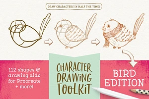 Procreate Bird Drawing Toolkit