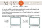 MFC Stencil Borders Six, a Symbol Font by Monogram Fonts Co. (Thumbnail 6 of 6)