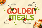Gobach - Unique Bold Food Font, a Sans Serif Font by TokoPress (Thumbnail 9 of 13)