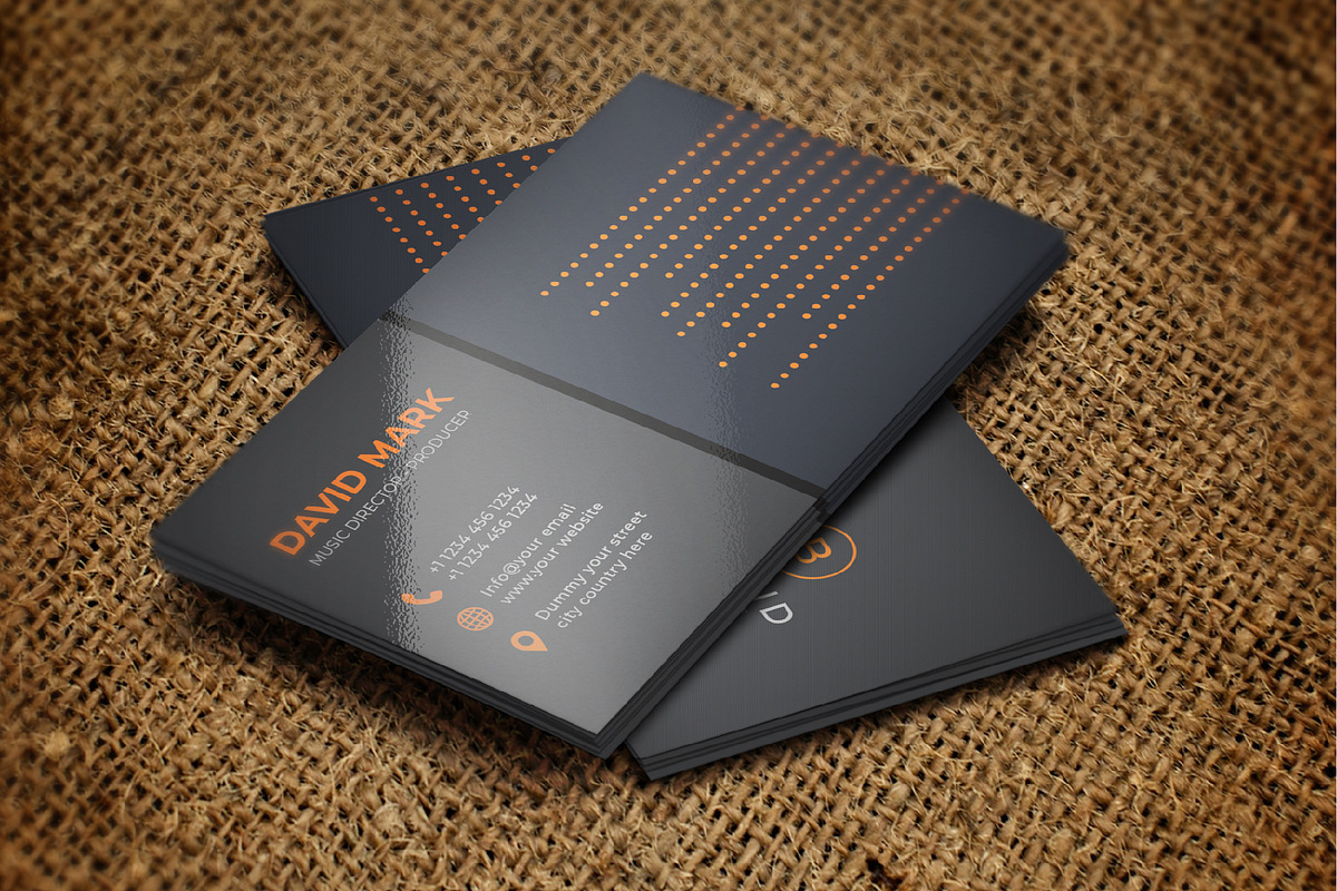 Creative Business Card For Musicians, a Business Card Template by M9 Design (Photo 3 of 5)