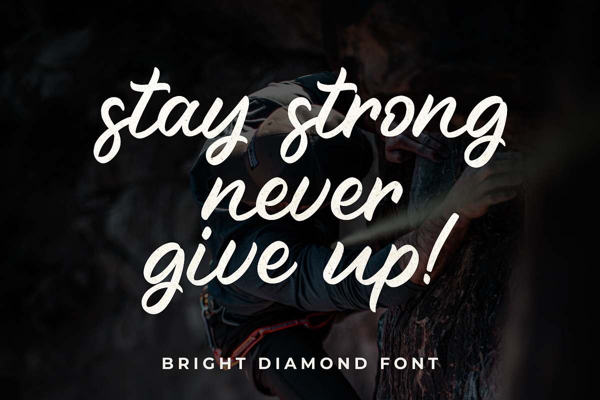 Bright Diamond - Handwritten Font, a Script Font by zeenesia (Photo 7 of 16)
