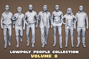 Lowpoly People Casual Pack Volume 8, a Characters & Person 3D Model by Kanistra Studio (Thumbnail 1 of 9)