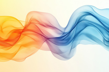 Abstract colorful waves line shapes, an Abstract Photo by Pixeness