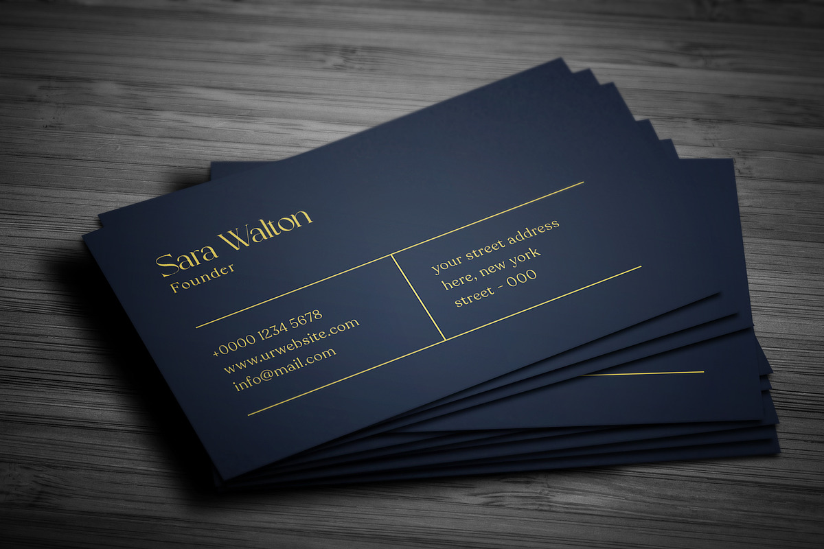 Luxurious Business Card, a Business Card Template by Saman Osama (Photo 2 of 4)