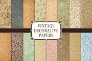 Vintage Decorative Papers, a Texture Graphic by Blue Line Design (Thumbnail 1 of 6)
