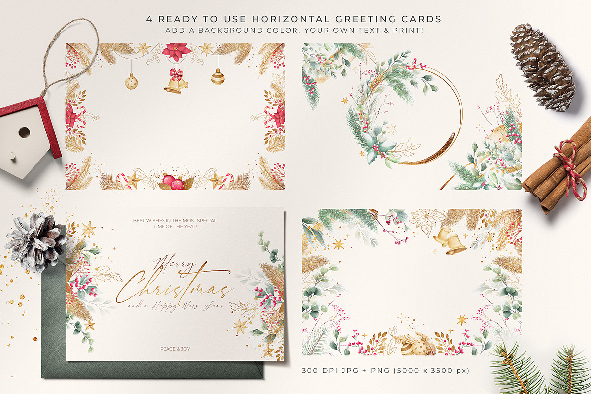 Christmas Illustration Bundle, a Decorative Illustration by CarmineType (Photo 2 of 13)