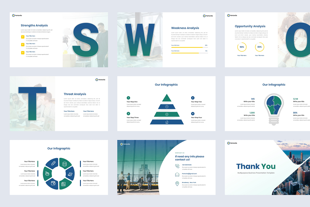 ortonilo - Multipurpose Business, a Presentation Template by Biwarastudio (Photo 5 of 5)