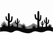 Wild Desert Cactus Scene Set, an Illustration by hafijul (Thumbnail 2 of 15)