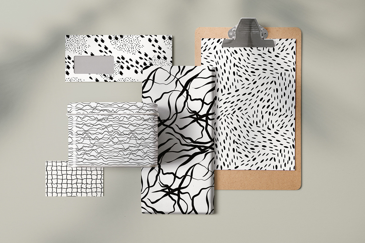 Hand drawn Seamless pattern, a Texture Illustration by Merfin (Photo 2 of 3)