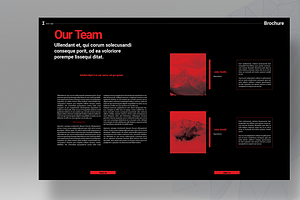 Swiss Style Brochure Template