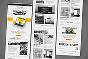 Digital Agency Portfolio Email News, a Landing Page Template by twinstd (Thumbnail 4 of 5)