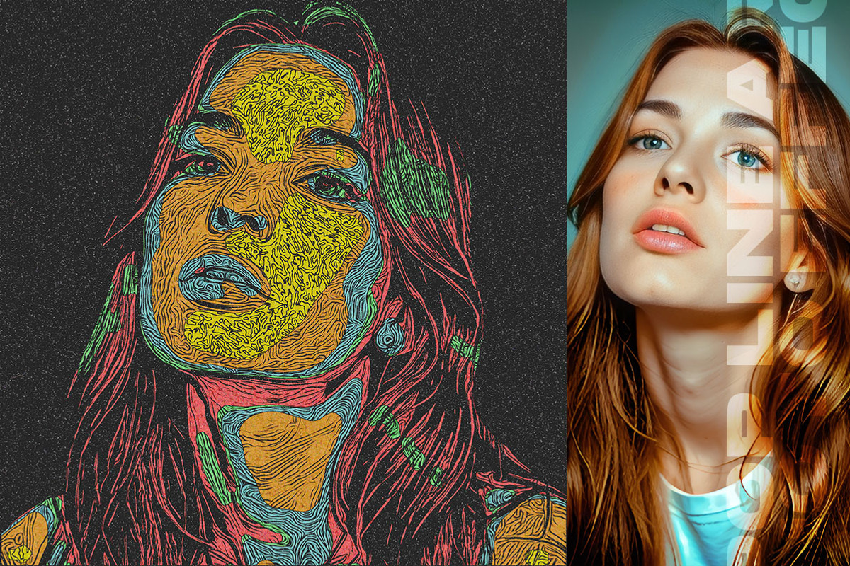 Pop Line Art Photo Effects, an Action Add-On by Amorjesu.com (Photo 27 of 43)