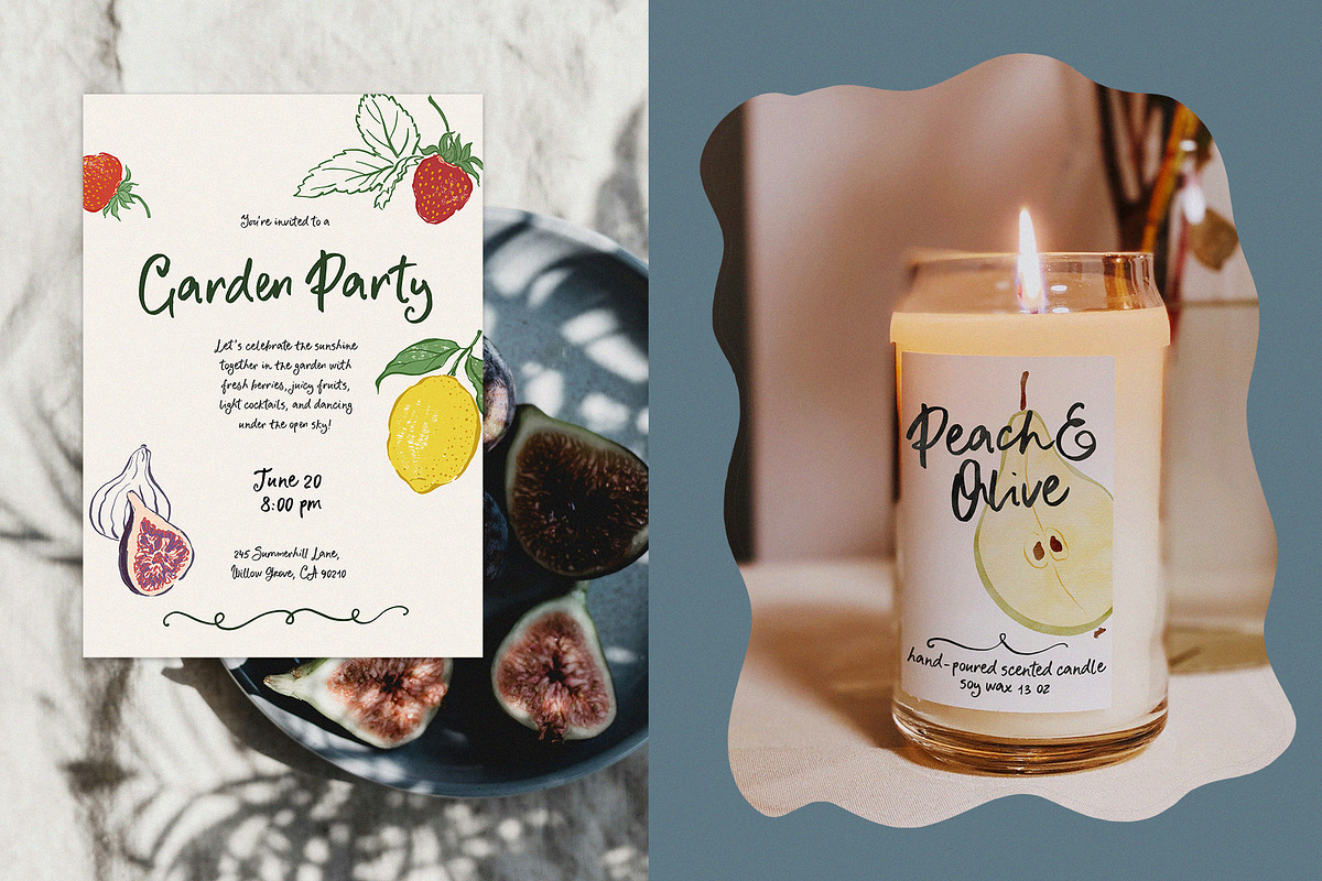 Whimsical font script Fichi Capri, a Script Font by TD fonts (Photo 6 of 11)