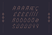 Luna Fina | Slanted Sans Serif Font, a Font by Amber Morgan (Thumbnail 3 of 6)