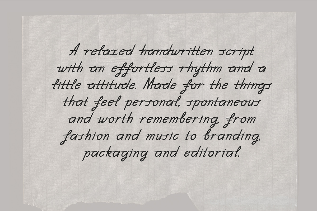 NeverDropped Handwritten Thin Script, a Script Font by Struvictory.art (Photo 2 of 9)