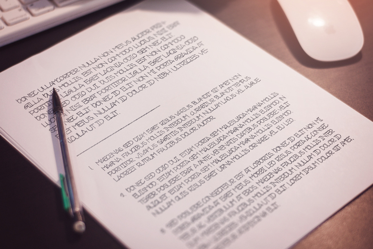 Grifter Architect Blueprint Writing, a Font by Haynie Design Co. (Photo 5 of 9)
