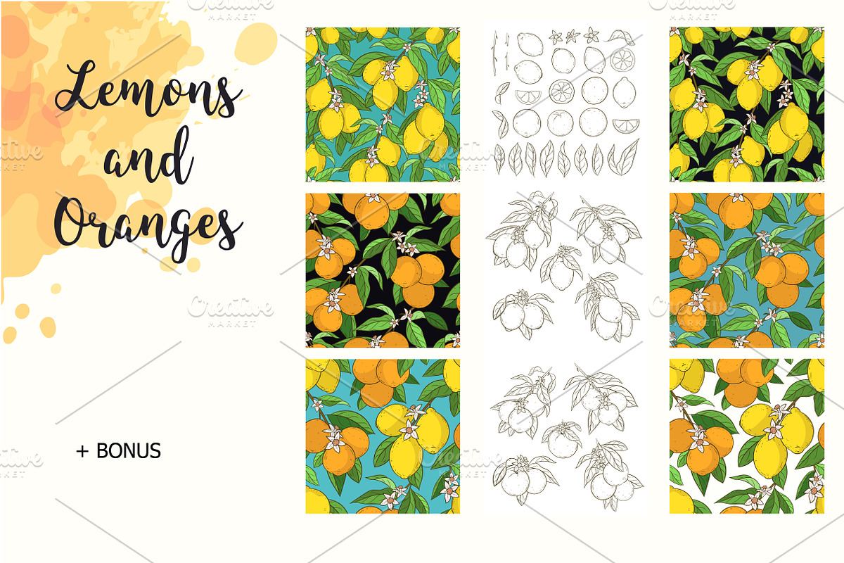 Lemons and Oranges, a Food Illustration by Imaginasty (Photo 5 of 5)