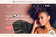 Beauty Salon Squarespace Site, a Squarespace Template by vectorocean (Thumbnail 1 of 11)