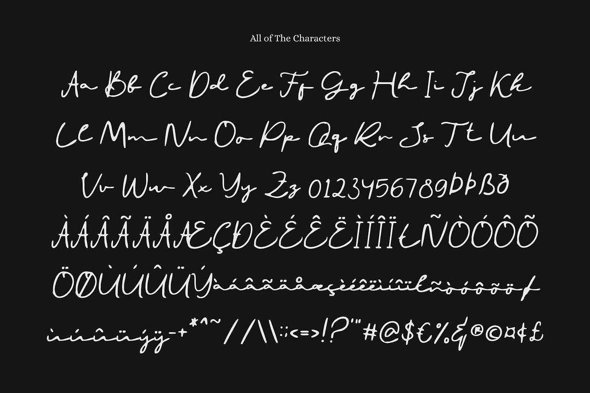 CS Bonjour Drawn, a Script Font by Craft Supply Co. (Photo 8 of 8)