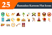 Ramadan Kareem Flat Icons Bundle, a Duotone Icon by EllaMaiyaali (Thumbnail 2 of 3)