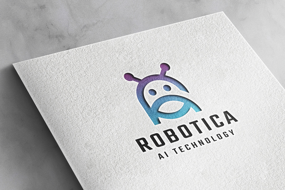 Robotica Letter R Logo, a Branding & Logo Template by Design_Planet (Photo 2 of 4)