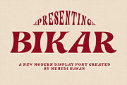 BIKAR – Modern Vintage Display Font, a Font by Mehedi Hasan (Thumbnail 1 of 7)
