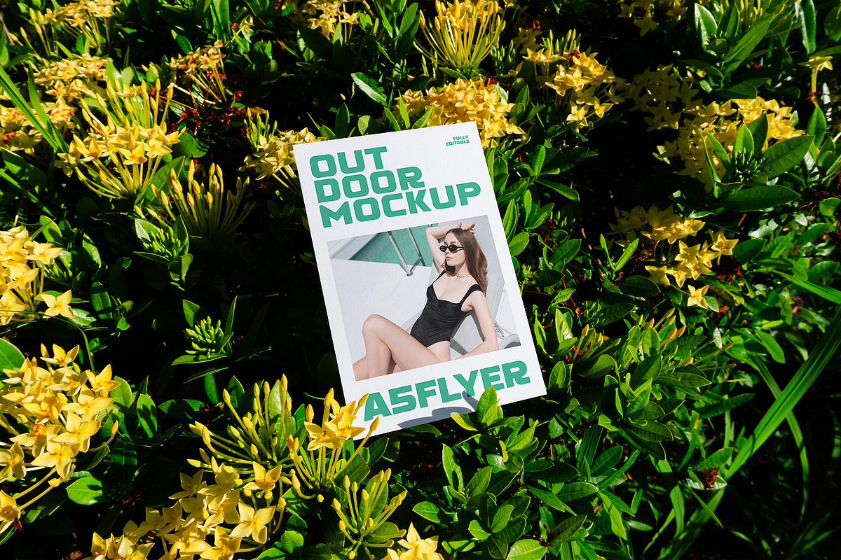 A5 Flyer Mockup, an Advertising Mockup by Morand Union (Photo 2 of 7)