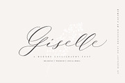 Giselle Script, a Script Font by Calamar Studio (Thumbnail 1 of 19)