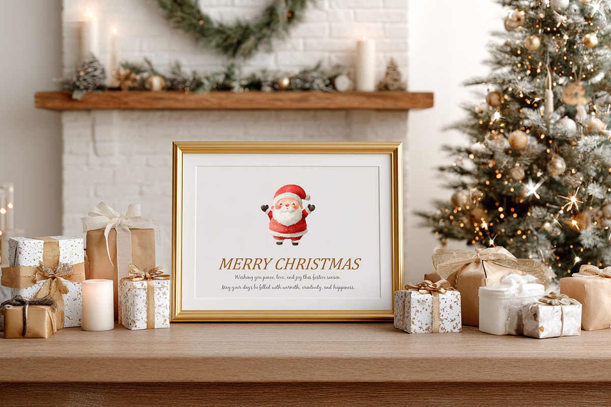 Cute Santa Claus Clipart, a Seasonal Illustration by Housui Patterns (Photo 10 of 13)