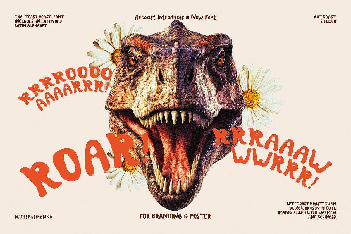 SA Toast Roast Funny Font preview 2