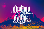 Phoenix gothic font, a Blackletter Font by NREY (Thumbnail 5 of 7)