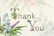 Eucalyptus Collection+Letter, a Decorative Illustration by Astarte_design (Thumbnail 11 of 11)
