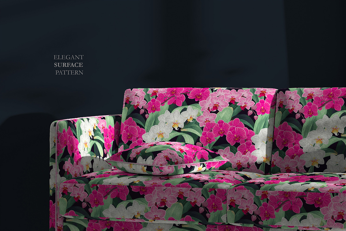 Orchid Patterns, a Pattern Graphic by GreyLilac (Photo 6 of 9)