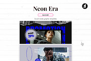 Neon era social media graphic, a Social Media Template by Chanut is industries (Thumbnail 9 of 11)