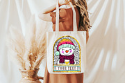 Snowman Coquette glitter Snowman png, an Illustration by Libby Wishes (Thumbnail 2 of 6)