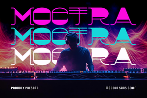 Moctra Electro Font