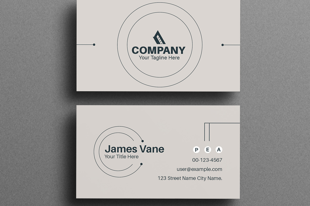 Clean Business Card preview 3