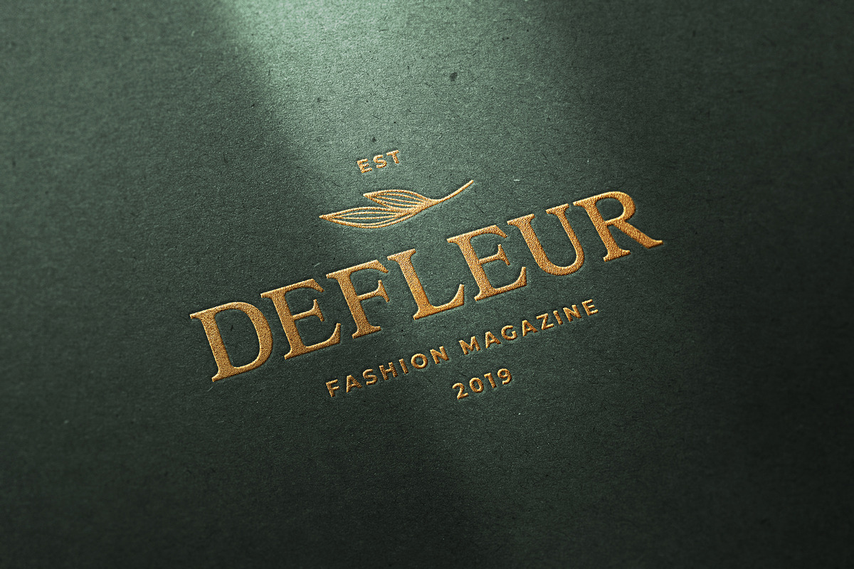 Craft Paper Logo Mockup, a Mockup by Design Squad (Photo 1 of 4)