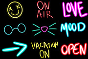 20 Neon Light Overlay Backgrounds, a Background Graphic by Studio Angel Arts (Thumbnail 4 of 7)
